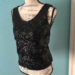 Vintage Sequin Blouse